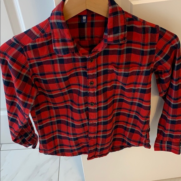 Uniqlo Boy’s flannel shirt - Picture 1 of 3